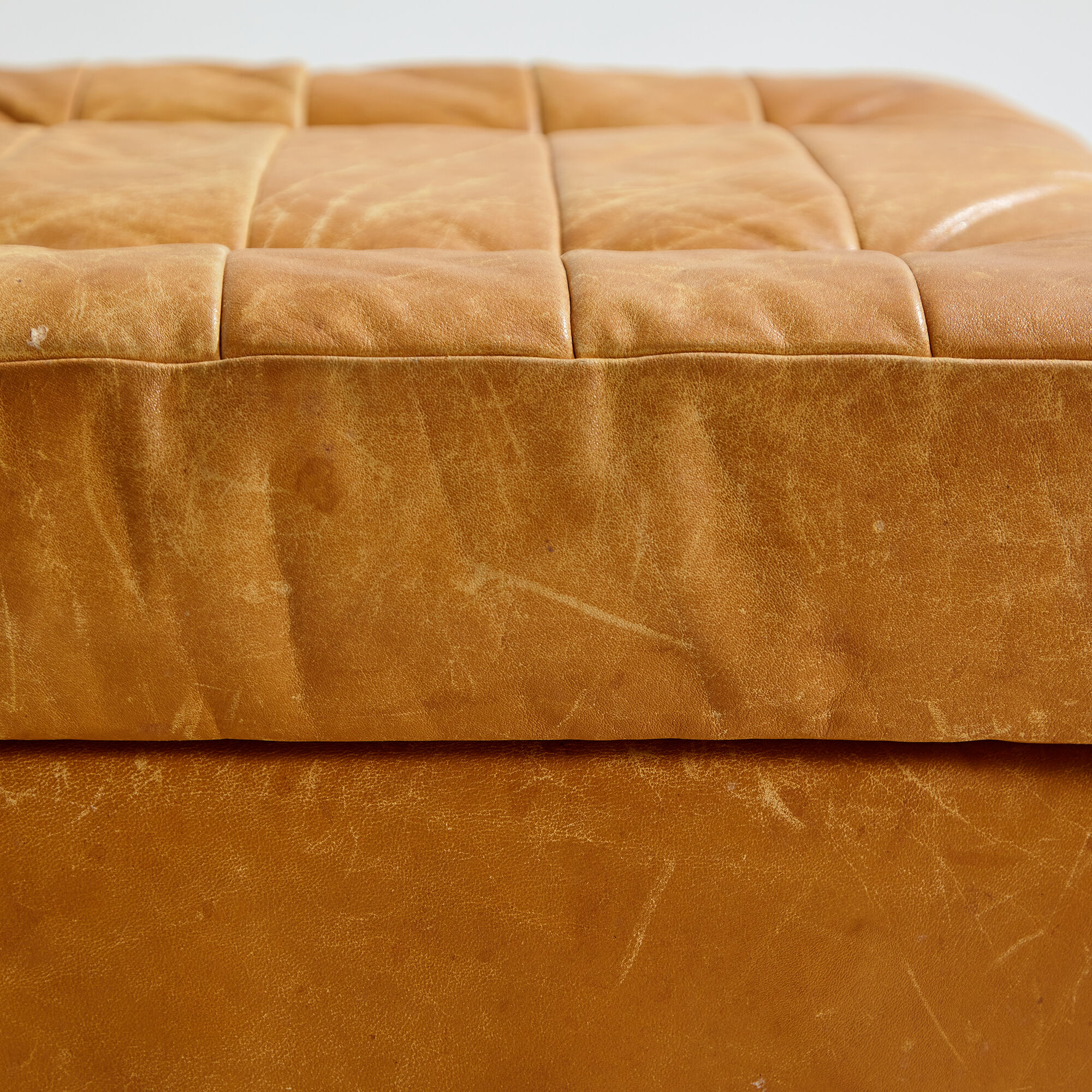 Modular leather sofa set