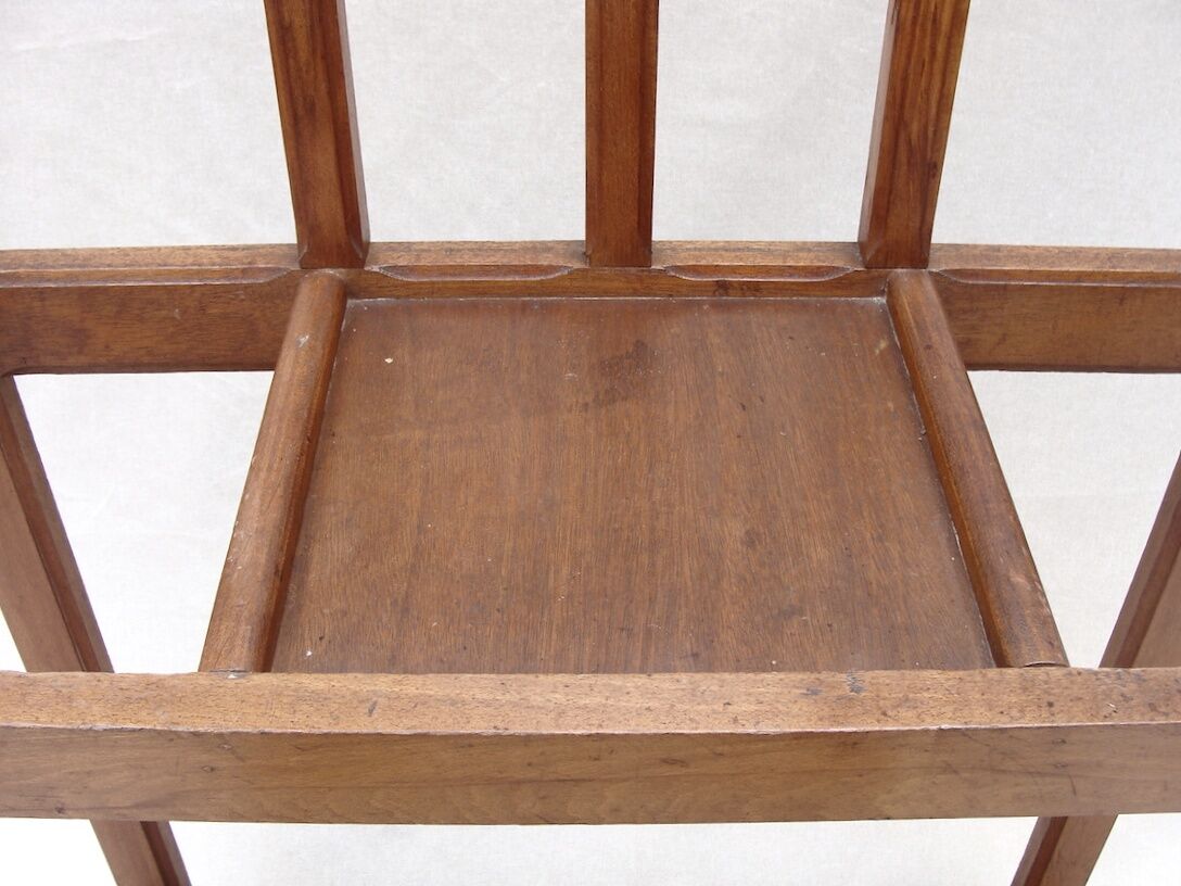 Vintage wooden wall dressing room