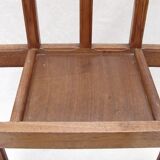 Vintage wooden wall dressing room