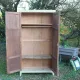Parisian wardrobe in Clay Green wood – 2 moulded doors – H188 cm