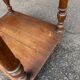 20th-century solid oak dressing table.