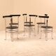 Tubular chairs, chrome steel, 1970s