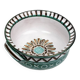 Small ear-handled bowl Robert Picault – Vallauris, sunflower decoration 1950