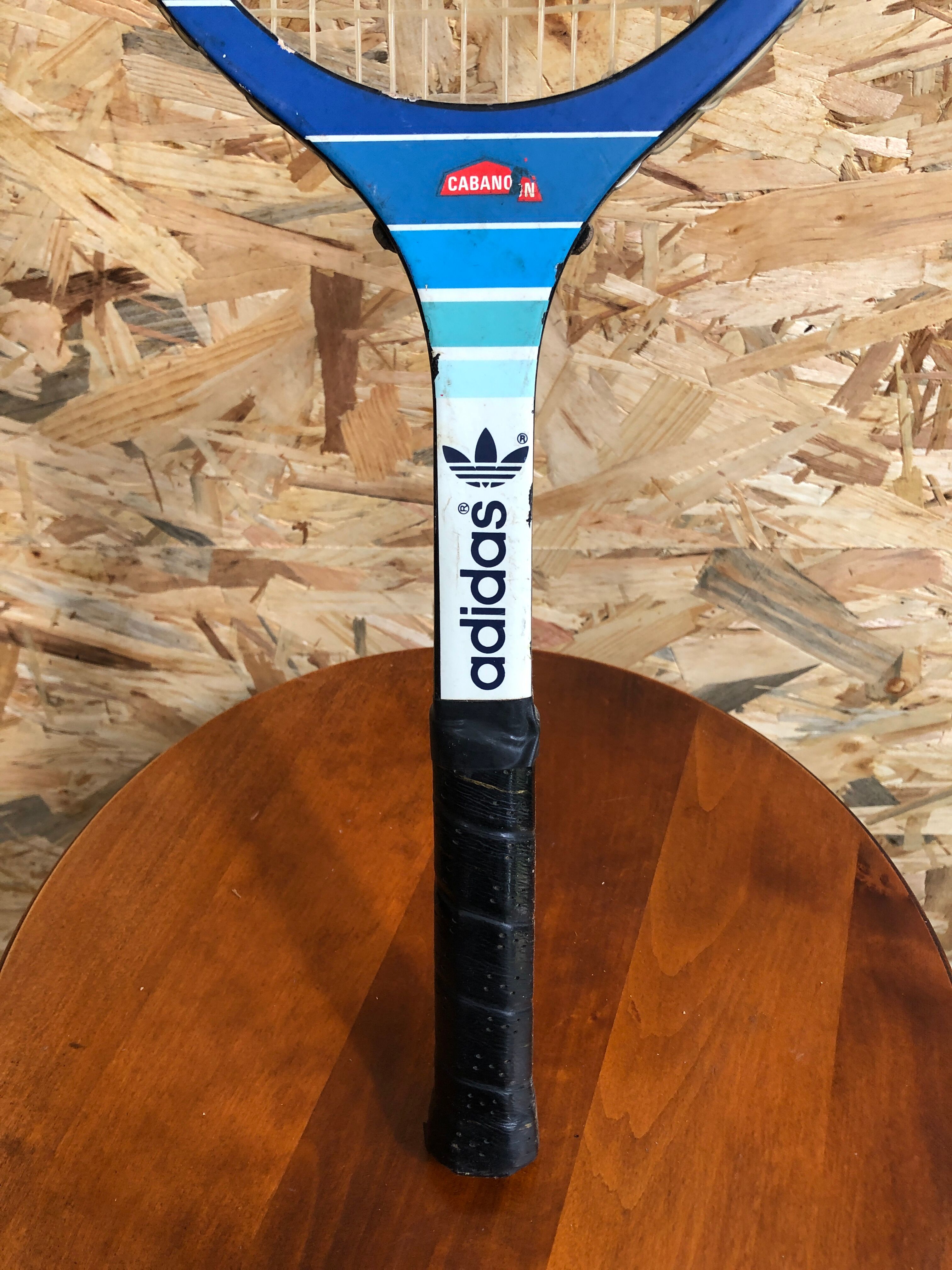 Old racket tennis adidas kid wood