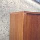 Scandinavian wardrobe 1960 with sliding doors - 160x185