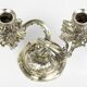 Pair of Christofle candlesticks 19th century – Trianon model silver-plated bronze
