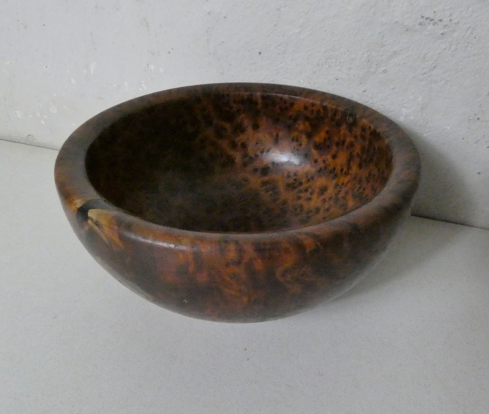 2 wooden bowls turned