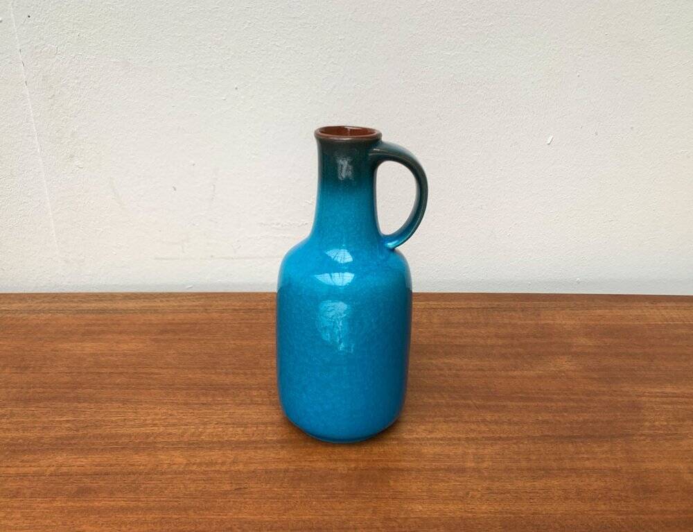 Mid-century German ceramic carafe vase by Ursula Beyrau for Gräflich Ortenburg Keramik, 1960s.