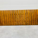 Coffee table with slats 50s bench format style Alain Richard