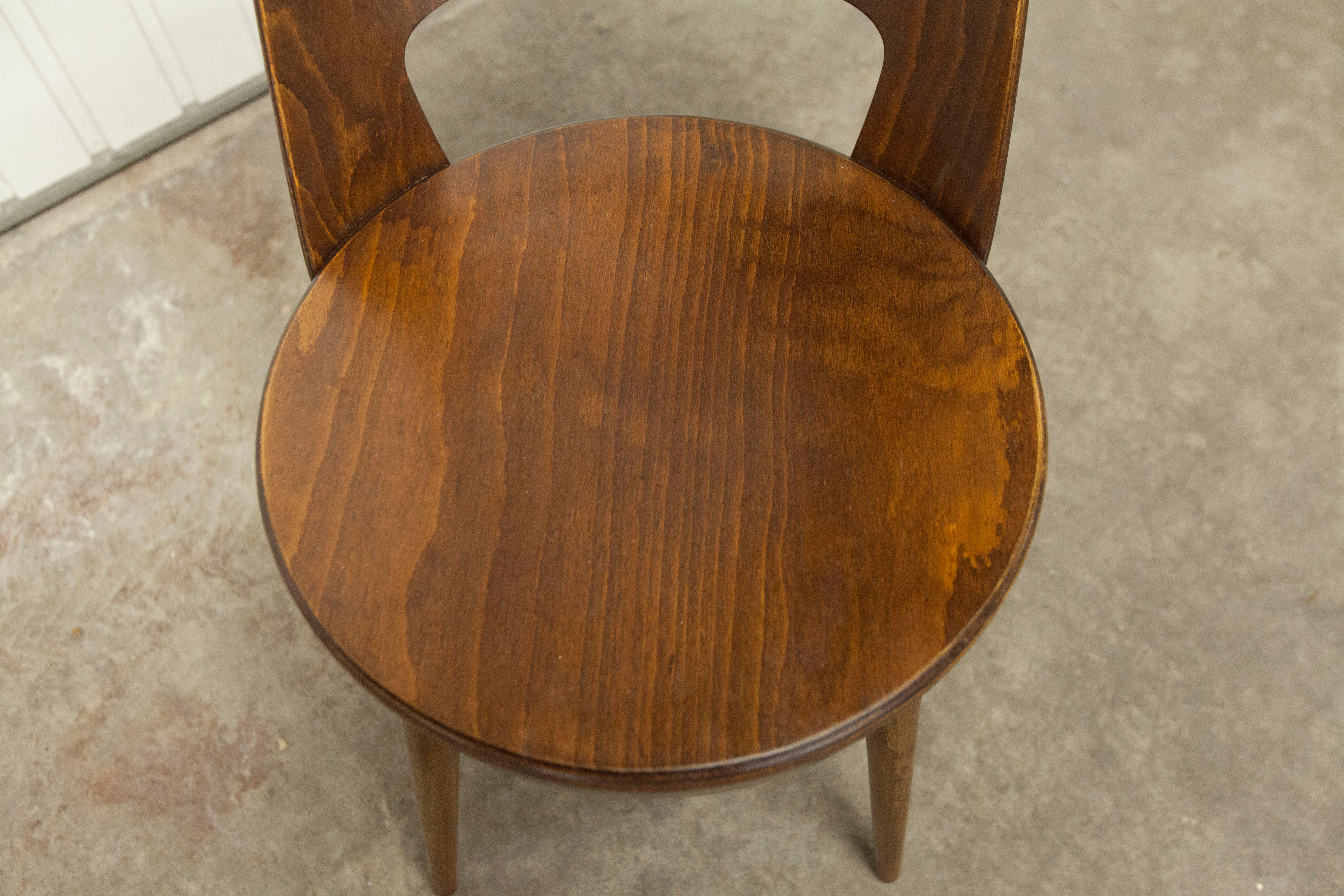 Chaise bistrot Baumann Montdor 1960