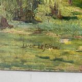 Tableau signé Luce Lefèvre