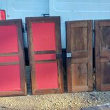 2 pairs of 19th century walnut doors