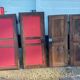 2 paires de portes 19 ème en noyer