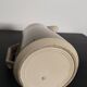 Beige earthenware pitcher, fire porcelain, 1950s