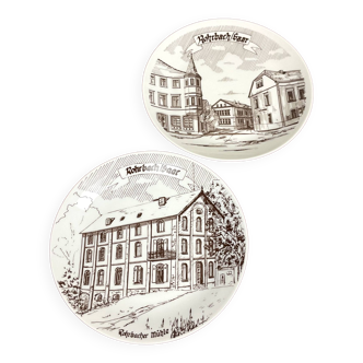 Saar decorated plates - Herrmann Keramik