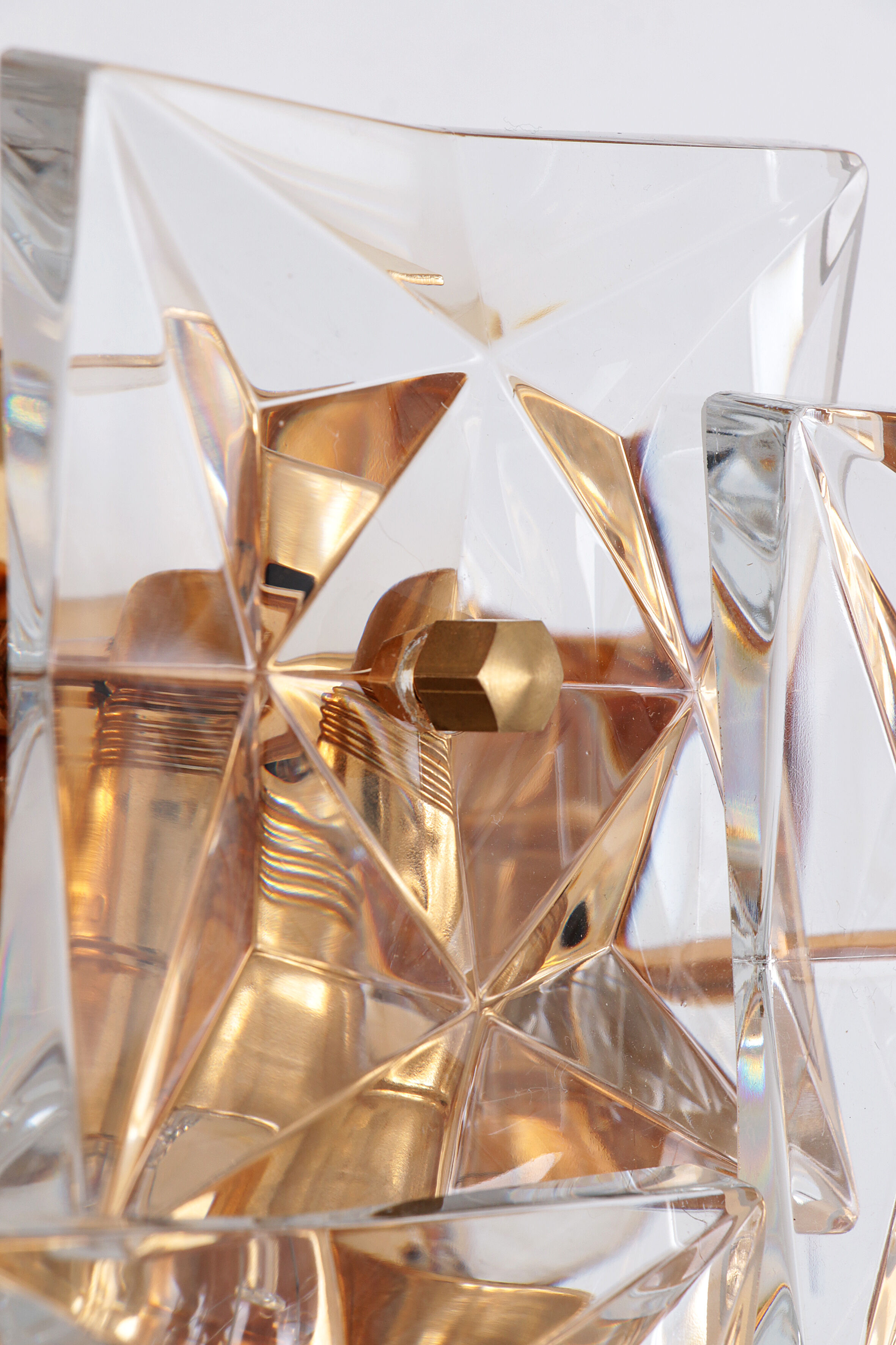 Kinkeldey wall lamp Gold-Plated Germany 1970