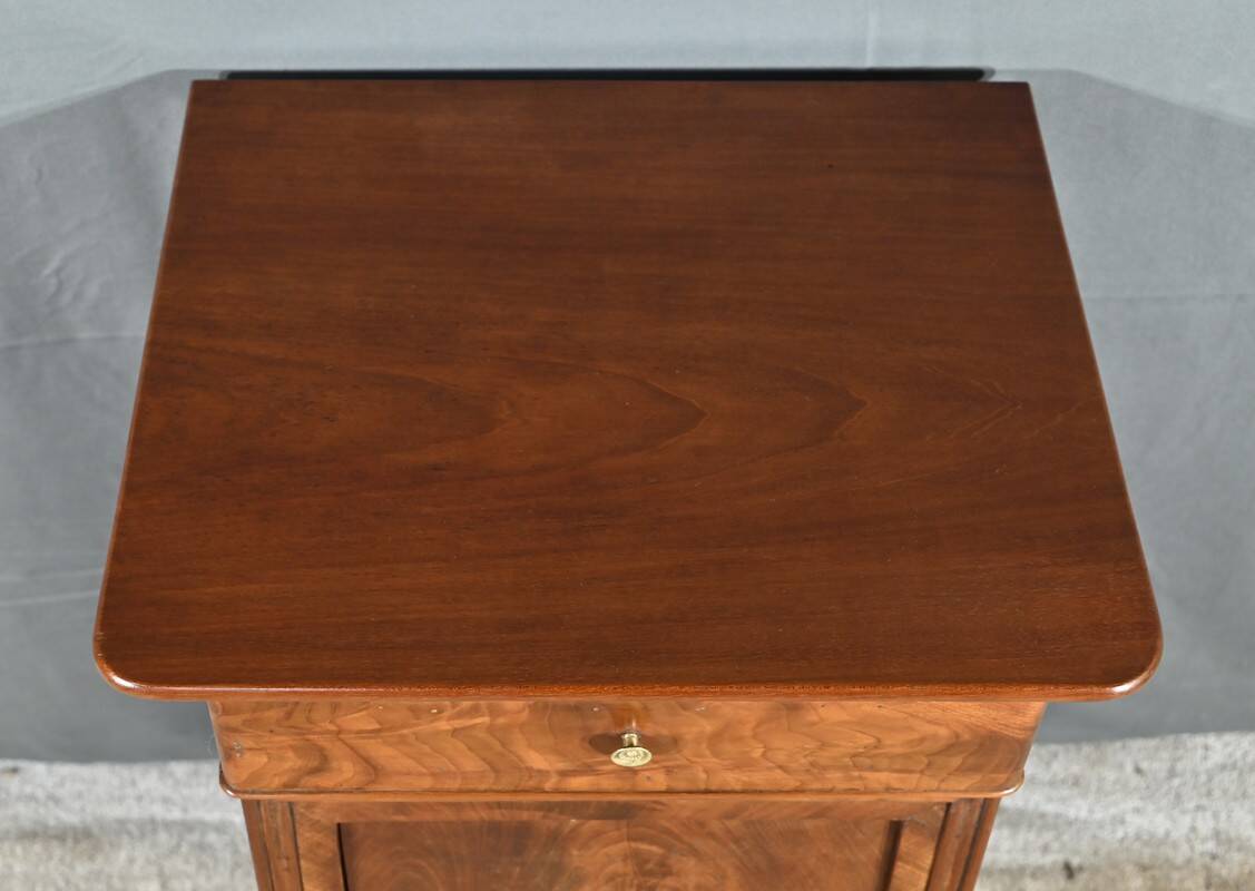 Mahogany Bedside Table, Restoration style – 2nd part 19th century