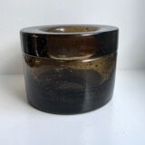 Bubbled glass ashtray from Biot vintage 70s