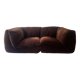 Cinna sofa in golden brown velvet, Roset 1970
