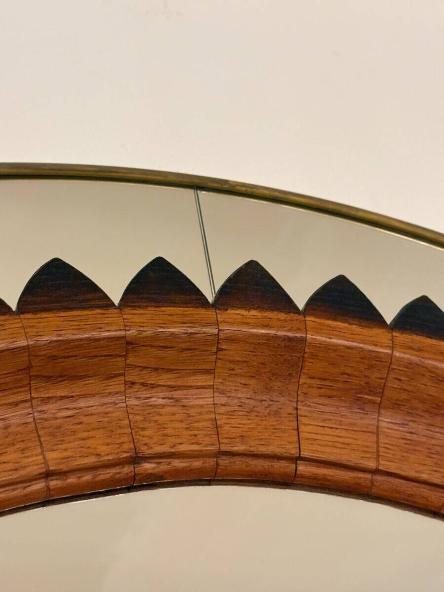 Miroir circulaire par Fratelli Marelli, Italie, années 1950