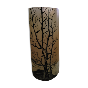 Vase signé jem