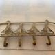Nautical yacht coat rack in brass