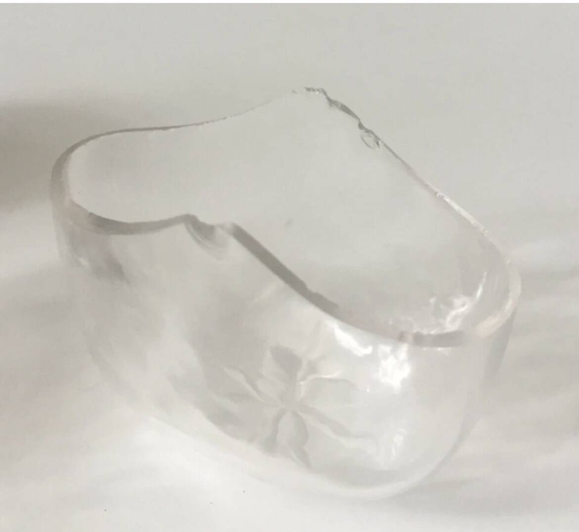 Beautiful pair of Louis XV style silver salt cellars
