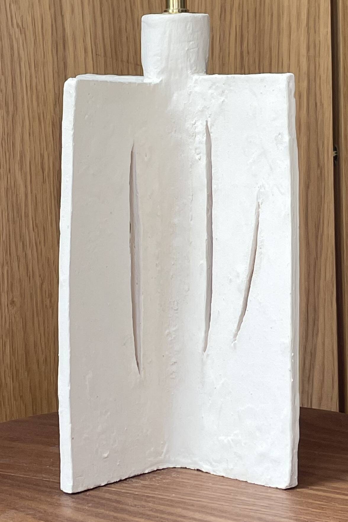French contemporary ceramic lamp, "L 04" by Renzo Maar