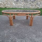 Rattan coffee table
