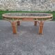 Table basse en rotin