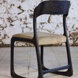Set of 6 Traineau chairs by Baumann, 1960