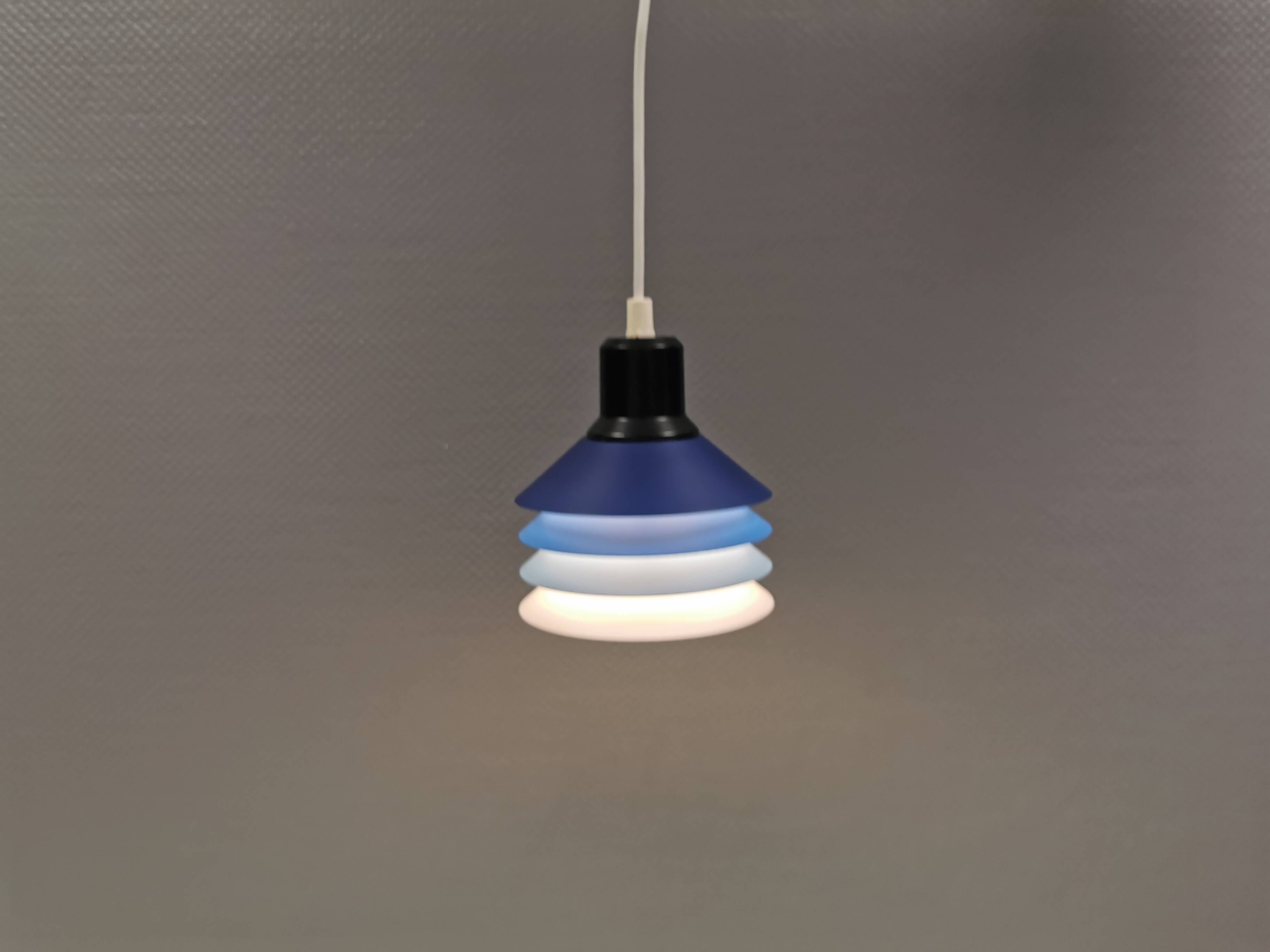 Hanging lamp model Siam with 4 layers of shades. Denmark 1980s