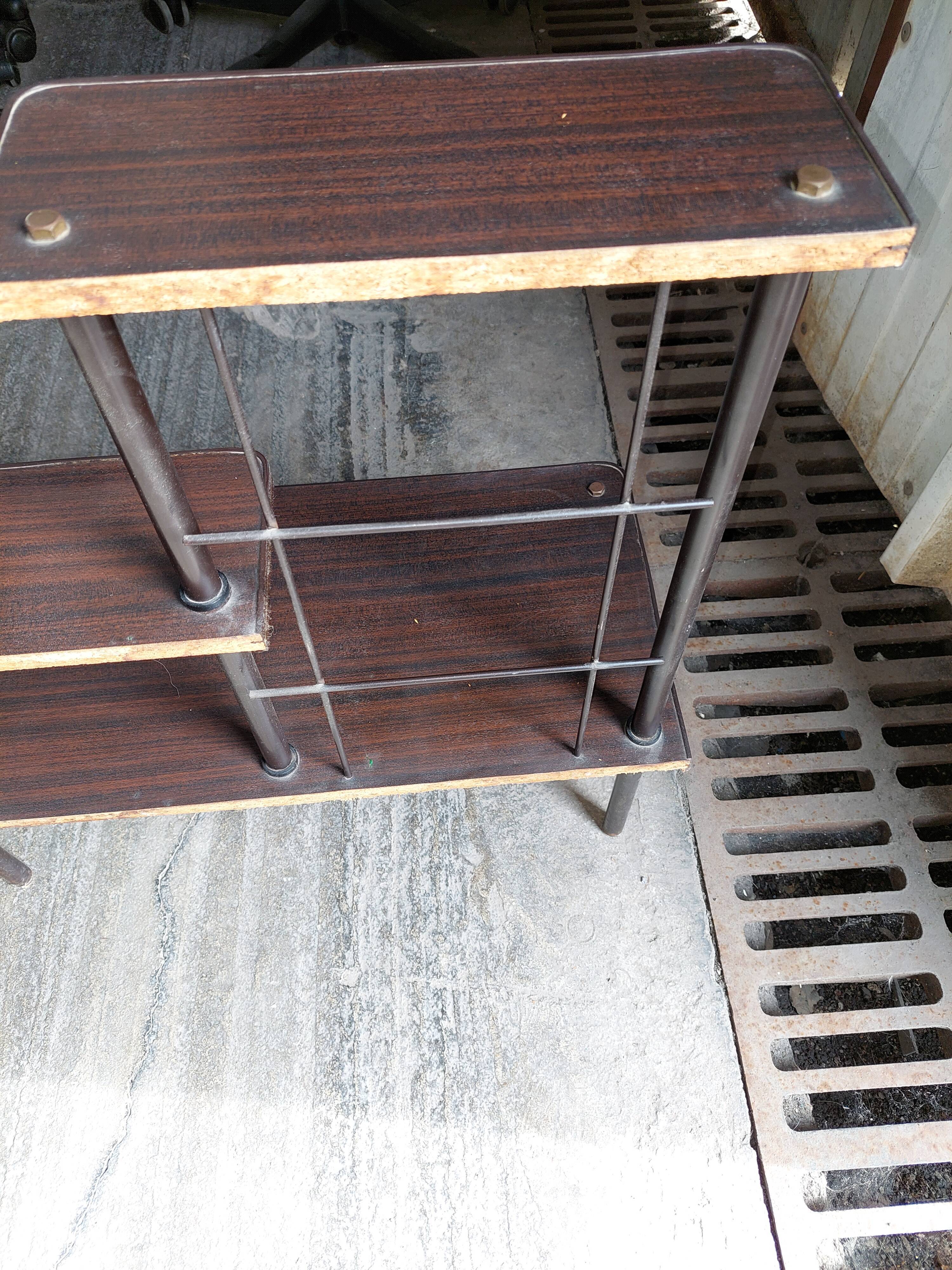 Cabinet shelves compartments 1970