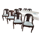 8 solid mahogany chairs