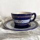 Grande tasse HB Quimper avec soucoupe