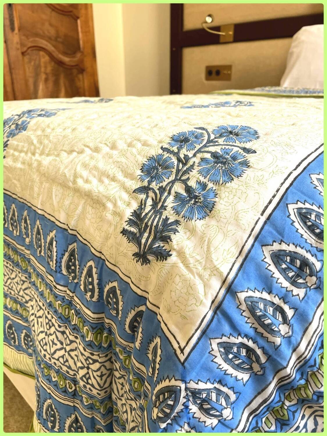 Reversible Quilt Handblock Print