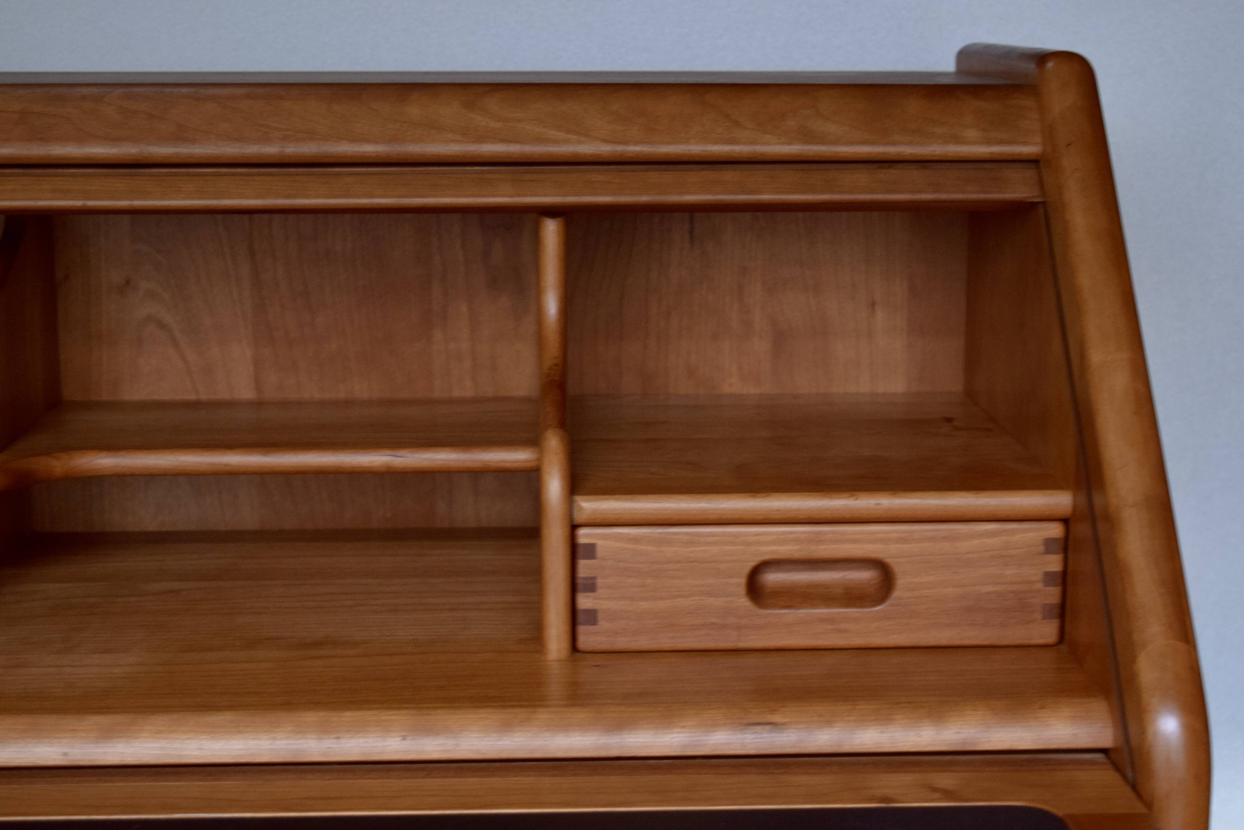 Dyrlund - vintage solid beech secretary - Denmark