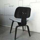 Black DCW chair by Charles & Ray Eames for Herman Miller, 1980