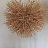 Vintage rattan pendant chandelier