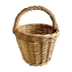 Panier rond en osier