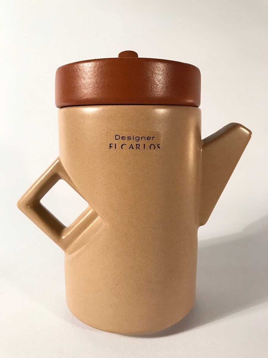 Italian ceramic coffee service set by Lusso Ceramic, 1976, Set of 13