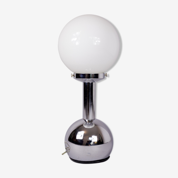 Lampe à poser Goffredo Reggiani acier inoxydable Italie circa 1970