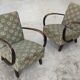Paire de fauteuils H410 Type C vert Jindrich Halabala 1930