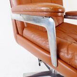 Ring Mekanikk leather office armchair 60's