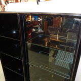 Showcase lacquered black design Behr years 80