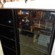 Vitrine laqué noir design Behr années 80