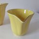Set of three Salins Clair de Lune Panama vintage jugs.