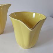 Set of three Salins Clair de Lune Panama vintage jugs.
