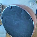 ROUND PUFF | OLD ROSE | 75 CM