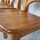 Rainer Daumiller pine wood dining chairs for Hirtshals Savvaerk  1980